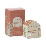 Ceramiczna latarnia herbaciana Paddywax SANTA FE z 1 świeczką i 20 rożkami Palo Santo