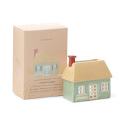 Ceramiczny domek na podgrzewacze Paddywax ENGLISH COTTAGE z 1 podgrzewaczem i 20 szt. rożków Palo Santo