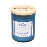 Paddywax COASTAL Świeca zapachowa z łusek kokosa w szklanym pojemniku z drewnianą pokrywką 8 uncji/226 g