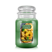 Country Candle Charred Pineapple duża świeca zapachowa z 2 knotami (737 g)