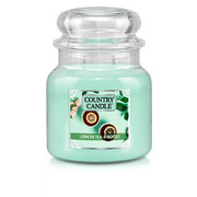 Country Candle Lemon Tea & Roses średnia świeca zapachowa z 2 knotami (510g)