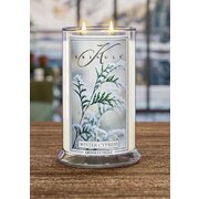 Kringle Candle Winter Cypress duża świeca zapachowa z 2 knotami (624 g)
