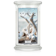 Kringle Candle Coral duża świeca zapachowa z 2 knotami (624 g)