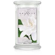 Kringle Candle Gardenia duża świeca zapachowa z 2 knotami (624 g)