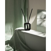 Kadzidełka ipuro Essentials Black Bamboo z czarną ceramiczną podstawką