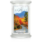 Kringle Candle Maple Woods duża świeca zapachowa z 2 knotami (624 g)