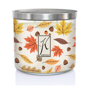 Świeca zapachowa Kringle Candle TUMBLER Maple Woods z 3 knotami (411g)