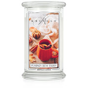 Kringle Candle Pumpkin Rum Toddy duża świeca zapachowa z 2 knotami (624 g)