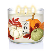 Kringle Candle TUMBLER Salted Maple Pumpkin świeca zapachowa z 3 knotami (411g)