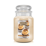 Country Candle Praline Butterream duża świeca zapachowa z 2 knotami (737 g)