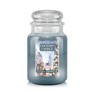 Country Candle Christmas in Manhattan duża świeca zapachowa z 2 knotami (737 g)