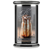 Kringle Candle Reserve Caramel, Cocoa & Toasted Fluff duża świeca zapachowa z 2 knotami (624 g)