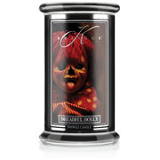 Kringle Candle Halloween Dreadful Dolly duża świeca zapachowa z 2 knotami (624 g)