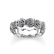 Thomas Sabo TR2488-637-21-58 Silberner Ring mit Rosen Damen