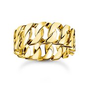 Thomas Sabo TR2497-413-39-56 Ring - Kettenglieder breit vergoldet Damen