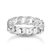 Thomas Sabo TR2500-051-14-54 Ring - Kettenglieder weiße Steine silber Damen