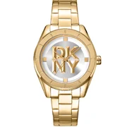 DKNY DK1L016M0065 Chambers Midi Gold - Zegarek damski
