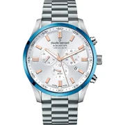 Claude Bernard 10222-3MBU-AIR Mens Watch Aquarider Chronograph 44mm 20ATM 