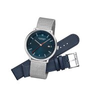 Mondaine MLE.41240.LQV.SET Mens Watch Doppio 41mm 5ATM 