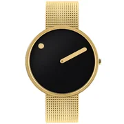 Picto 43387-0920G Black 40mm 5ATM 