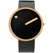 Picto 43387-4120G Black 40mm 5ATM 