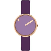 Picto 43303-3512R Ladies Watch Violet Glow Silicone 30mm 5ATM 