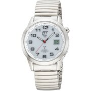 ETT Eco Tech Time EGS-11711-12Z Mens Watch Radio-controlled Solar Drive Basic 41mm 5ATM 