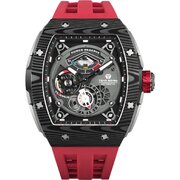 Tsar Bomba TB8210CF2-03 Mens Watch Elemental Carbon Fiber Automatic 45mm 5ATM 