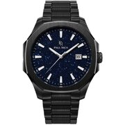 Paul Rich PR-46700 Mens Watch Mercer Aventurine Black Blue 40,5 mm 5ATM  