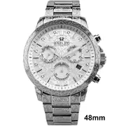 Louis XVI LXVI4021 Mens Watch Palais Royale 2.0 Diamond Chronograph 48mm 10ATM 
