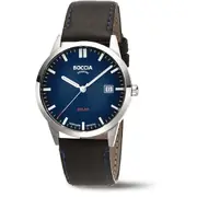 Boccia 3673-01 Mens Watch Titanium Solar 39mm 5ATM 