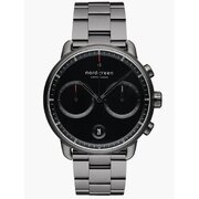 Nordgreen PI42GM3LGUBL Mens Watch Pioneer Chronograph 42mm 10ATM 