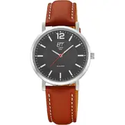 ETT Eco Tech Time EGS-12159-21L Mens Watch Motion Drive Solar 40mm 5ATM