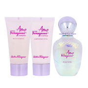 Ferragamo Amo Ferragamo Flowerful Zestaw upominkowy Woda toaletowa 50ml + Żel pod prysznic 50ml + Mleczko do ciała 50ml