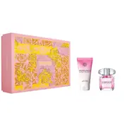 Versace Bright Crystal Zestaw upominkowy, woda toaletowa 30ml + mleczko do ciała 50ml
