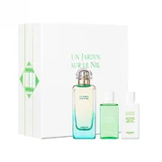 Hermes Un Jardin Sur Le Nil Zestaw upominkowy, woda toaletowa 100ml + balsam do ciała 40ml + żel pod prysznic 40ml