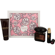 Versace Crystal Noir Zestaw upominkowy, woda toaletowa 90ml + mleczko do ciała 100ml + woda toaletowa 10ml