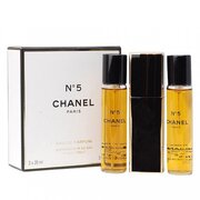 Chanel No.5 Woda perfumowana, 3x20ml (1x napełnialny + 2x napełnienie)