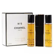 Chanel No.5 Woda perfumowana, 3x20ml (1x napełnialny + 2x napełnienie)