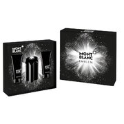 Mont Blanc Emblem Zestaw podarunkowy, woda toaletowa 100ml + balsam po goleniu 100ml + Żel pod prysznic 100ml 
