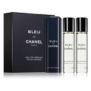 Chanel Bleu de Chanel Woda perfumowana, 3 x 20ml (1x napełnialny + 2x napełnienie)