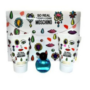 Moschino So Real Cheap & Chic Zestaw upominkowy, woda toaletowa 4.9ml + Żel pod prysznic 25ml + mleczko do ciała 25ml