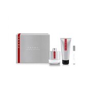 Prada Luna Rossa Zestaw upominkowy, woda toaletowa 100ml + woda toaletowa 10ml + Żel pod prysznic 100ml