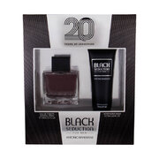Antonio Banderas Seduction in Black Zestaw upominkowy, woda toaletowa 100ml + balsam po goleniu 75ml