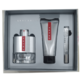 Prada Luna Rossa Zestaw upominkowy, woda toaletowa 100ml + woda toaletowa 10ml + Żel pod prysznic 100ml - jedyne uszkodzenie pudełko