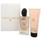 Giorgio Armani Si Zestaw upominkowy, woda perfumowana 100ml + balsam do ciała 75ml (Travel set)