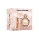 Paco Rabanne Olympéa Zestaw podarunkowy, woda perfumowana 80ml + balsam do ciała 100ml + woda perfumowana 10ml