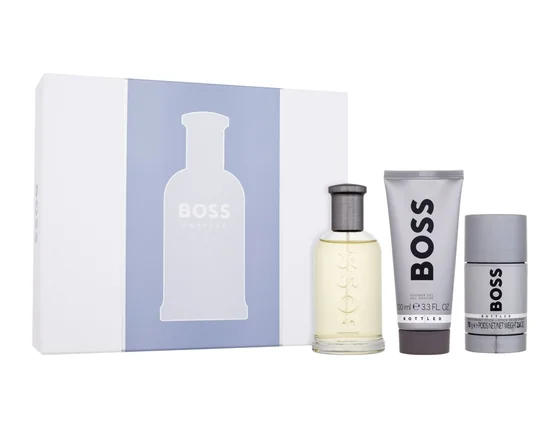Hugo boss no.6 bottled darčeková sada, toaletná voda 100ml + deostick 75ml + sprchový gel 100ml - hugo boss sada 100+100+75