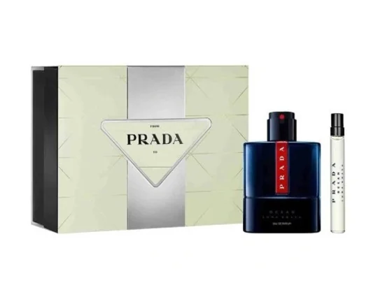 Prada luna rossa ocean darčeková sada, parfumovaná voda 100 ml + parfumovaná voda 10ml - Prada Luna Rossa Ocean Darčeková sada, Parfumovaná voda 100 ml + Parfumovaná voda 10ml