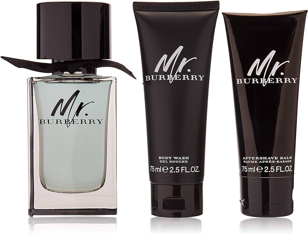 Burberry black zestaw outlet